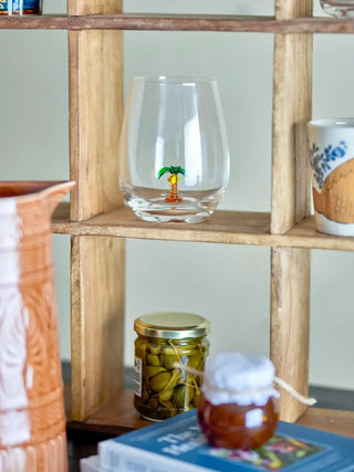 Drinkglas Misa palmboom 560ml van Bloomingville, toegepast in een sfeervolle interieursetting