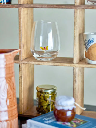 Drinkglas vlinder Misa 560ml van Bloomingville, in een gestileerde detailopstelling