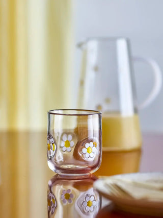 Drinkglazen glas transparant Buzz - set van 2 van Bloomingville, in een gestileerde productopstelling