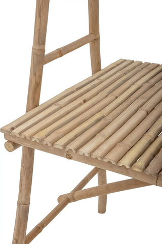 Eettafel bamboe nature Malo van Bloomingville, toegepast in een stijlvolle woonkamer