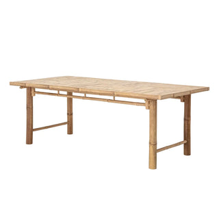 Eettafel bamboe nature Sole 98x200cm van Bloomingville, duidelijk als hoofdfoto afgebeeld