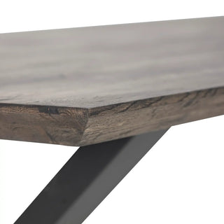 Eettafel eiken bruin Maldon 200x95cm van Bloomingville, met vorm en productdetails duidelijk zichtbaar
