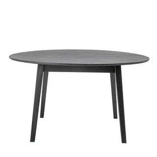 Eettafel eiken zwart rond Peron van Bloomingville, duidelijk als hoofdfoto afgebeeld