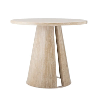 Eettafel hout naturel Ames 90cm van Bloomingville, aan de achterzijde met constructie zichtbaar