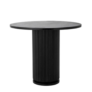 Eettafel mangohout zwart Porto 90cm van Bloomingville, duidelijk als hoofdfoto afgebeeld