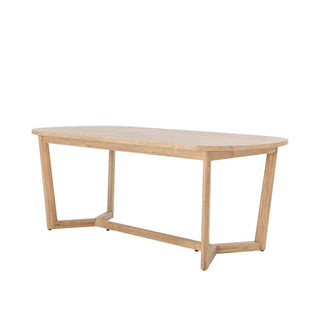 Eettafel rubberwood naturel Serrone 100x200cm van Bloomingville, duidelijk als hoofdfoto afgebeeld