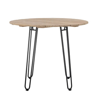 Eettafel teak naturel Molito 90cm van Bloomingville, duidelijk als hoofdfoto afgebeeld