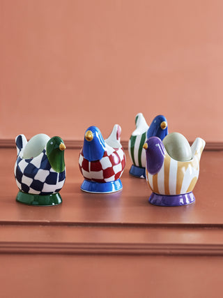 Eierdopjes Birdy - set van 4 van Bloomingville, toegepast in een sfeervolle interieursetting