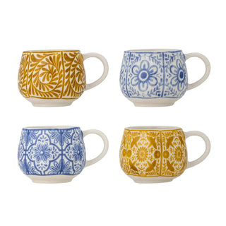 Espressomokjes multi Milton - set van 4 van Bloomingville, duidelijk als hoofdfoto afgebeeld