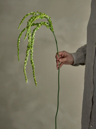 Foxtail kunstbloem groen van Bloomingville, in een gestileerde productopstelling