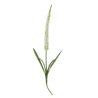 Foxtail kunstbloem wit van Bloomingville, schuin bekeken met vorm en afwerking zichtbaar