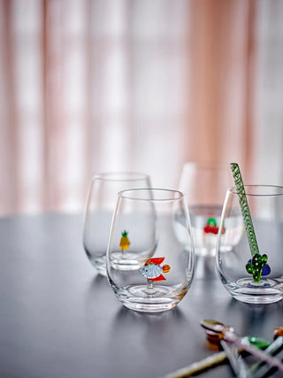 Glas helder glas Misa van Bloomingville, in een gestileerde detailopstelling