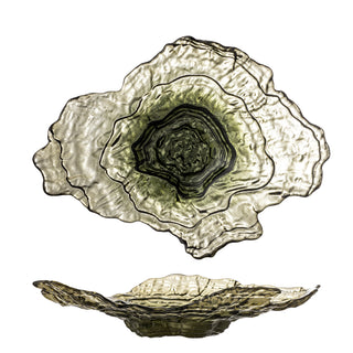 Glazen schaal groen Aiku 38cm van Bloomingville, duidelijk als hoofdfoto afgebeeld