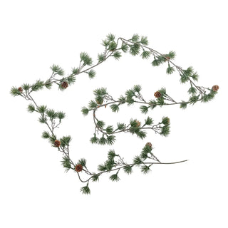 Guirlande kunstbloemen groen 200cm van Bloomingville, vanuit een aanvullend productaanzicht