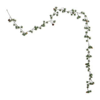 Guirlande kunstbloemen groen 200cm van Bloomingville, duidelijk als hoofdfoto afgebeeld