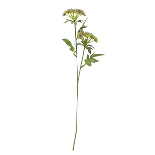Hals kunstbloem paars van Bloomingville, schuin bekeken met vorm en afwerking zichtbaar