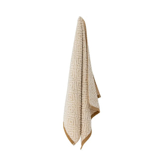 Handdoek katoen nature Malou 50x100cm van Bloomingville, vanuit een aanvullend productaanzicht