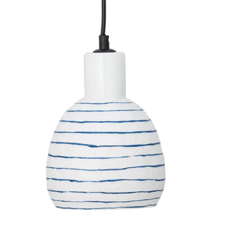 Hanglamp aardewerk wit Elga 14cm van Bloomingville, duidelijk als hoofdfoto afgebeeld