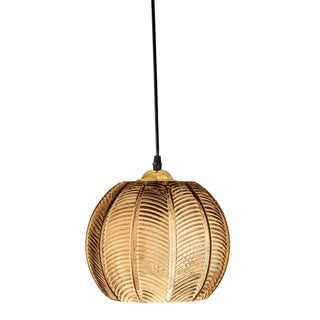 Hanglamp glas bruin Adar van Bloomingville, duidelijk als hoofdfoto afgebeeld