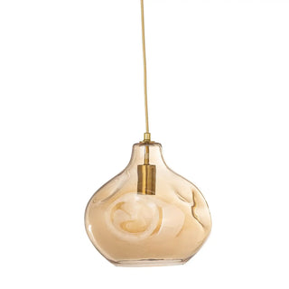 Hanglamp glas bruin Azizi 30cm van Bloomingville, duidelijk als hoofdfoto afgebeeld