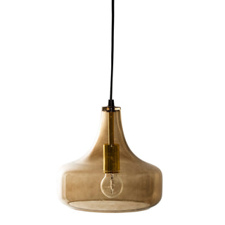 Hanglamp glas bruin Yuser 25cm van Bloomingville, duidelijk als hoofdfoto afgebeeld