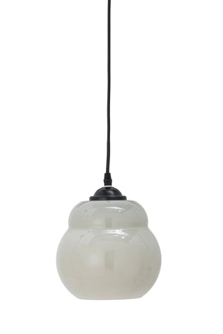 Hanglamp glas grijs Motella 19cm van Bloomingville, duidelijk als hoofdfoto afgebeeld