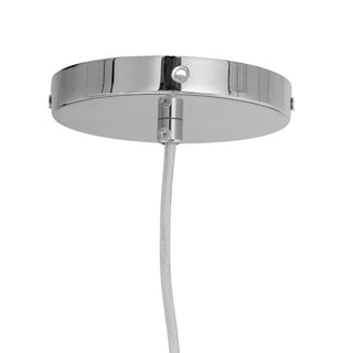 Hanglamp polyester nature Thuja 32cm van Bloomingville, schuin bekeken met vorm en afwerking zichtbaar