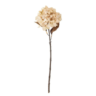 Hortensiastengel kunstbloem nature 65cm van Bloomingville, aan de achterzijde met afwerking zichtbaar