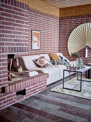Jaime wand ornament naturel 150cm van Bloomingville, in een gestileerde detailopstelling