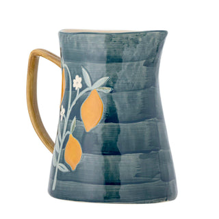 Kan aardewerk blauw Feriha 3L van Bloomingville, vanuit een aanvullend productaanzicht