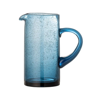 Kan glas blauw tabby 1,1L van Bloomingville, duidelijk als hoofdfoto afgebeeld