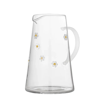 Kan glas transparant Buzz - 800ml van Bloomingville, aan de achterzijde met afwerking zichtbaar