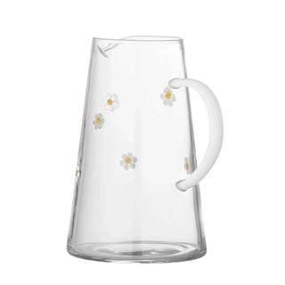 Kan glas transparant Buzz - 800ml van Bloomingville, van bovenaf met vorm en indeling zichtbaar