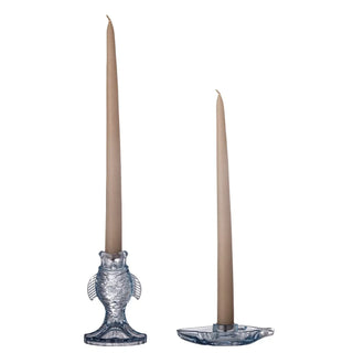 Kandelaar glas blauw Linley set van 2 van Bloomingville, vanuit een aanvullend productaanzicht