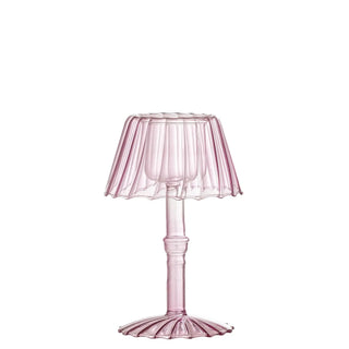 Kandelaar glas rose Cisco 18cm van Bloomingville, duidelijk als hoofdfoto afgebeeld