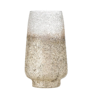Kandelaar glas zilver Lucina 20cm van Bloomingville, duidelijk als hoofdfoto afgebeeld