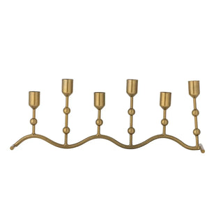 Kandelaar metaal brass Kiri 40cm van Bloomingville, duidelijk als hoofdfoto afgebeeld