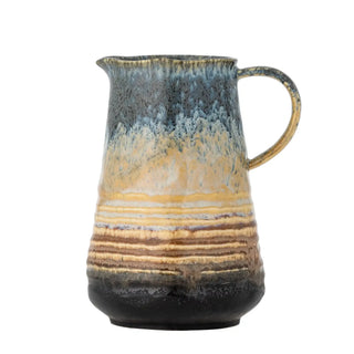 Karaf aardewerk blauw Deana 0,9L van Bloomingville, duidelijk als hoofdfoto afgebeeld