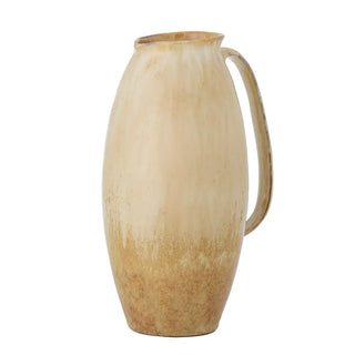 Karaf aardewerk geel Saskia 3,6L van Bloomingville, vanuit een aanvullend productaanzicht