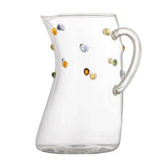 Karaf glas transparant Thalia 1,3 liter van Bloomingville, vanuit een aanvullend productaanzicht