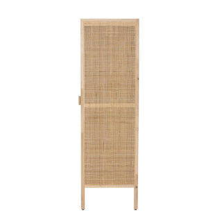 Kast hout nature Marikka 150cm van Bloomingville, met materiaal en structuur van dichtbij zichtbaar