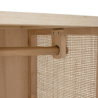 Kast hout nature Marikka 150cm van Bloomingville, met vorm en productdetails duidelijk zichtbaar