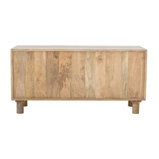 Kast mango naturel Pablo 90cm van Bloomingville, met materiaal en structuur van dichtbij zichtbaar