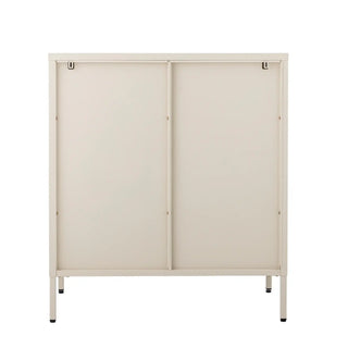 Kast metaal nature Salvo 90cm van Bloomingville, met materiaal en structuur van dichtbij zichtbaar