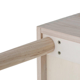 Kast nature Douve 91cm van Bloomingville, toegepast in een stijlvolle woonkamer
