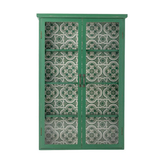 Kast vurenhout groen Hazem 81x122cm van Bloomingville, met aandacht voor materiaal en afwerking