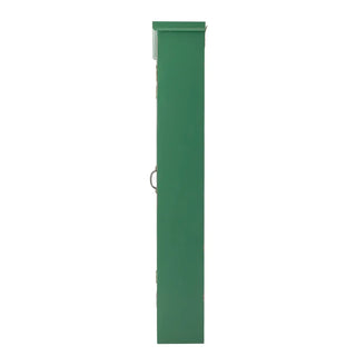 Kast vurenhout groen Hazem 81x122cm van Bloomingville, met stof en structuur van dichtbij zichtbaar