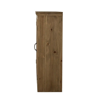 Kast vurenhout nature Ruthie 110cm van Bloomingville, van bovenaf met vorm en indeling zichtbaar