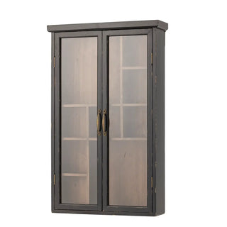 Kast vurenhout zwart Hazem 50x80cm van Bloomingville, vanuit een aanvullend productaanzicht