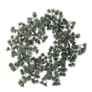 Kerstkrans kunstbloemen groen 50cm van Bloomingville, duidelijk als hoofdfoto afgebeeld